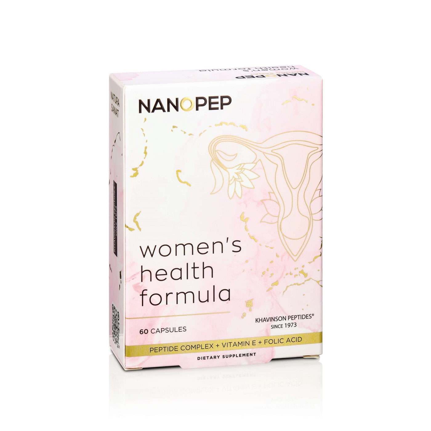 NATURA SANAT women’s health formula Synthetic Peptide Bioregulators - 60 Capsules