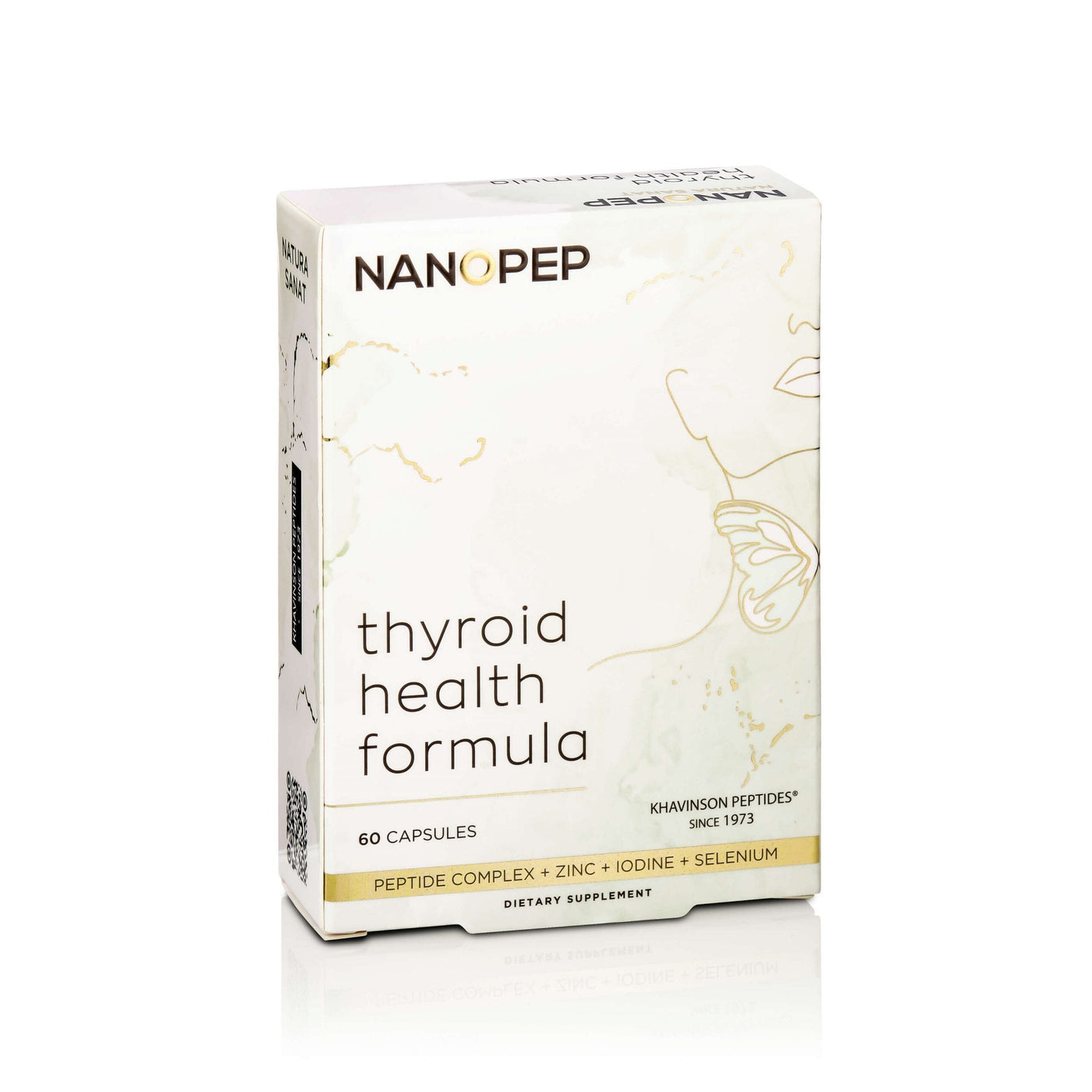 NATURA SANAT thyroid health Synthetic Peptide Bioregulators - 60 Capsules