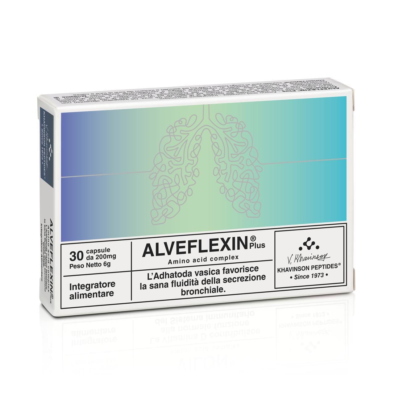 ALVEFLEXIN®Plus Respiratory System Synthetic Peptide Bioregulators - 30 Capsules