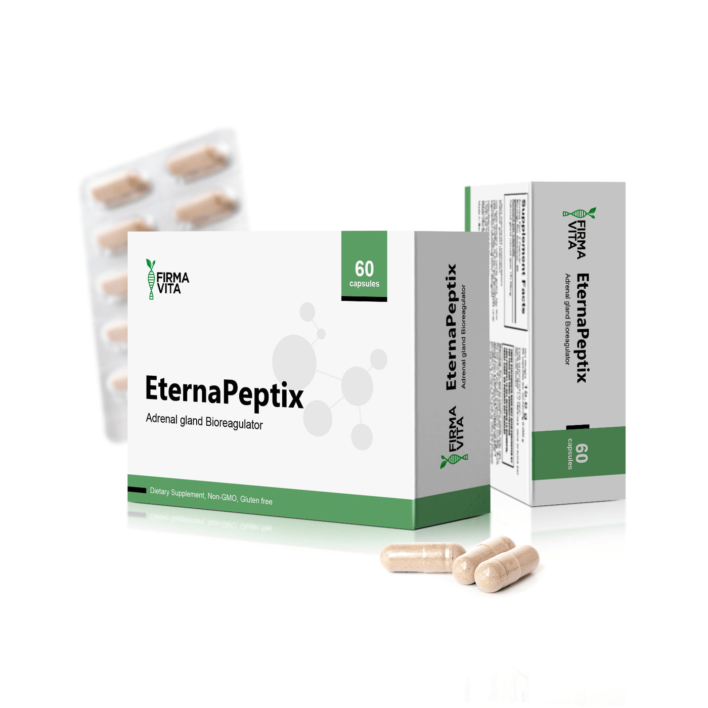 EternaPeptix A-17 adrenal Peptide Bioregulator with Glandokort