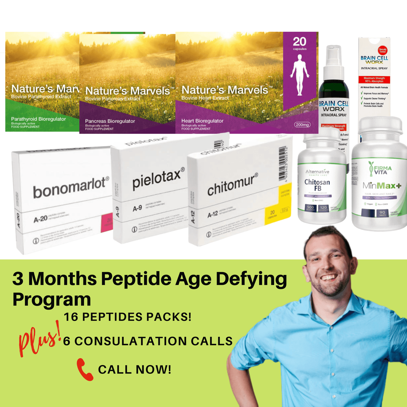 Highway to Health - 3 Month Age Defying Program (16 Peptides Included)