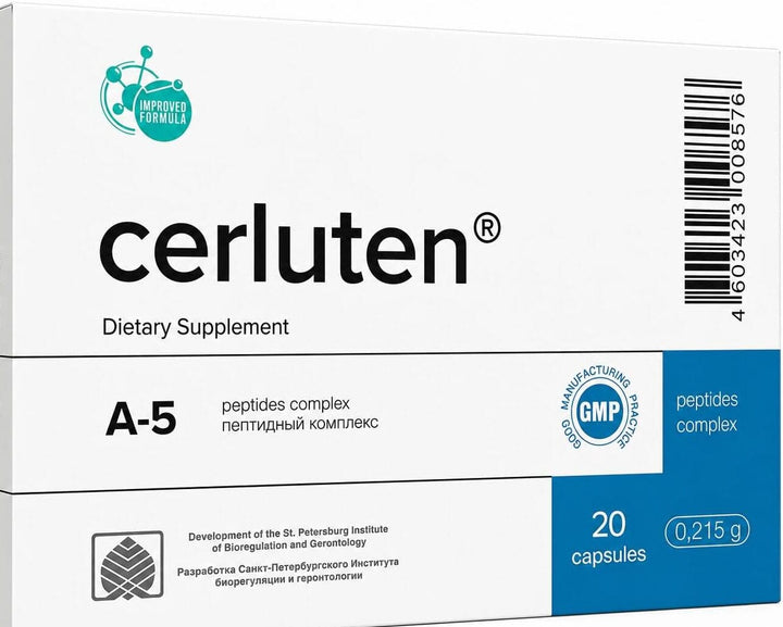 Cerluten® A-5 Nervous System Peptide Bioregulator - 20 Capsules