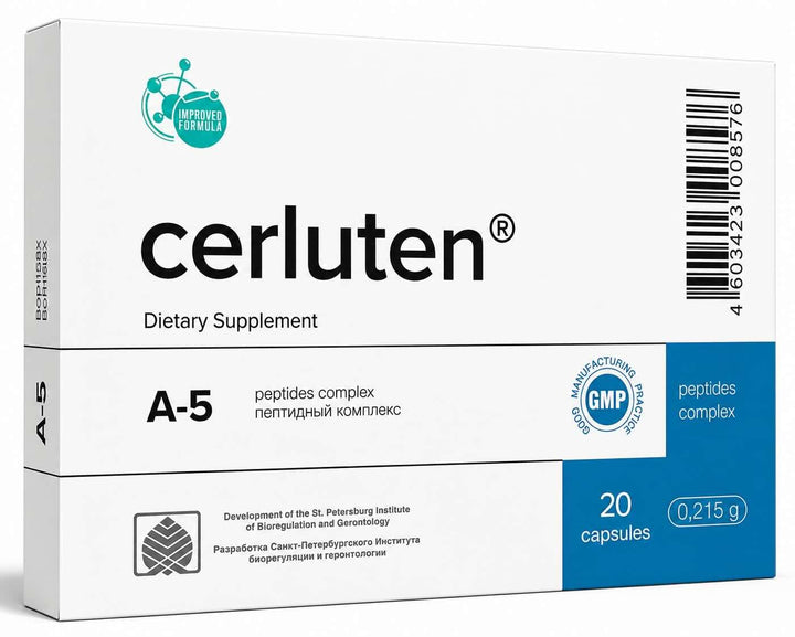 Cerluten® A-5 Nervous System Peptide Bioregulator - 20 Capsules