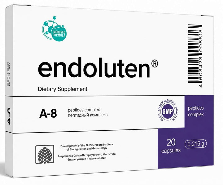 Endoluten® A-8 Pineal Peptide Bioregulator - 20 Capsules