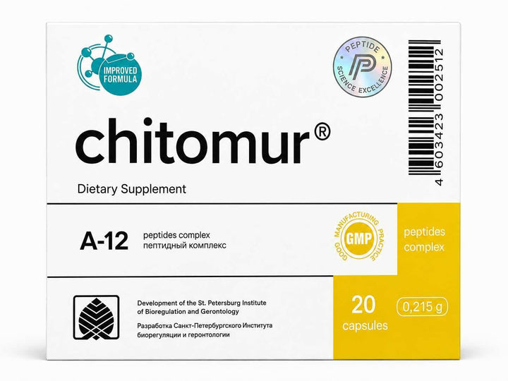 Chitomur® - A-12 Bladder Peptide Bioregulator - 20 Capsules