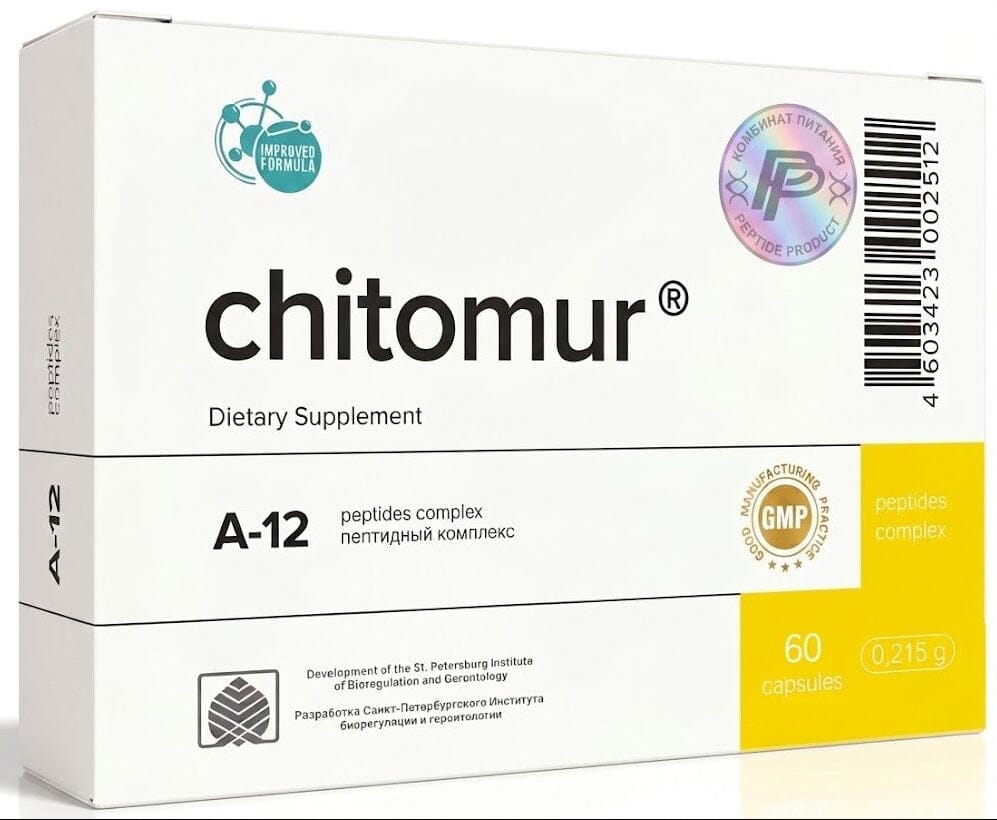 Chitomur - A-12 Bladder Peptide Bioregulator - 60 Capsules