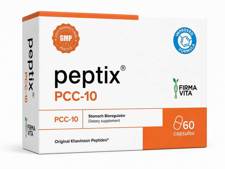 Peptix PCC 10 Stomach Peptide Bioregulator with Stamakort