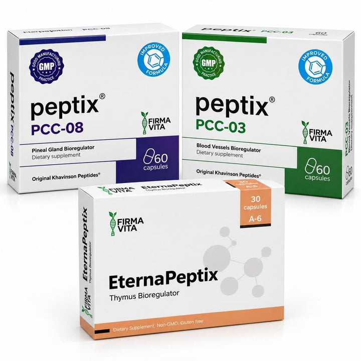 Immune System Support Bundle- A-8 Endoluten A-6 Vladonix A-3 Ventfort