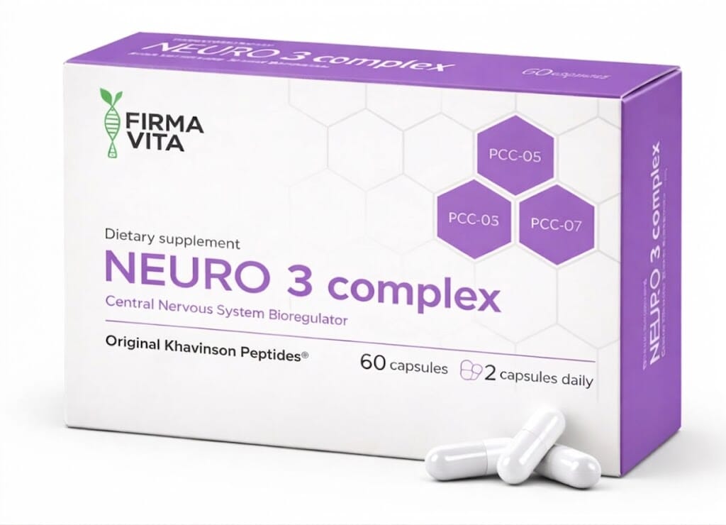 Neuro 3 Nervous System and Brain Peptide Complex by Firma-Vita.