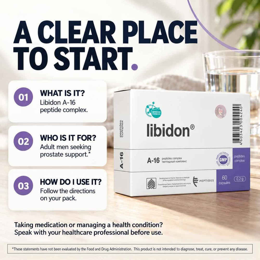 Libidon  - A-16 Prostate Peptide Bioregulator