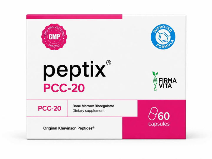 Peptix PCC 20 Bone Marrow Peptide Bioregulator with Bonomarlot