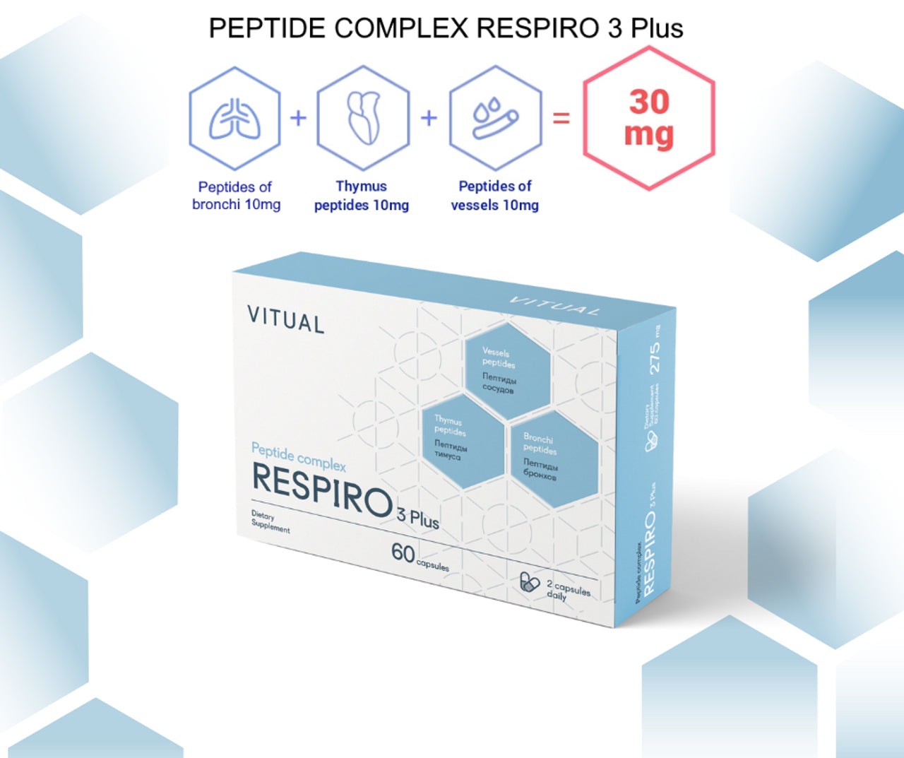 Respiro 3 Plus - Respiratory System Peptide Complex