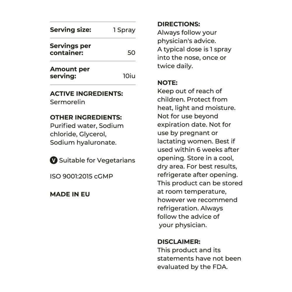 Sermorelin (SermPro™)