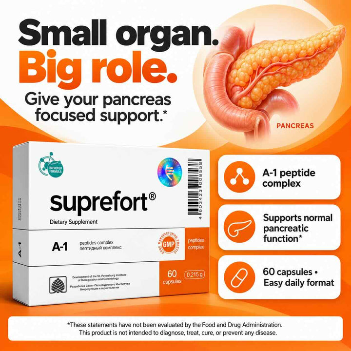 Suprefort A-1 - Pancreas Peptide Bioregulator