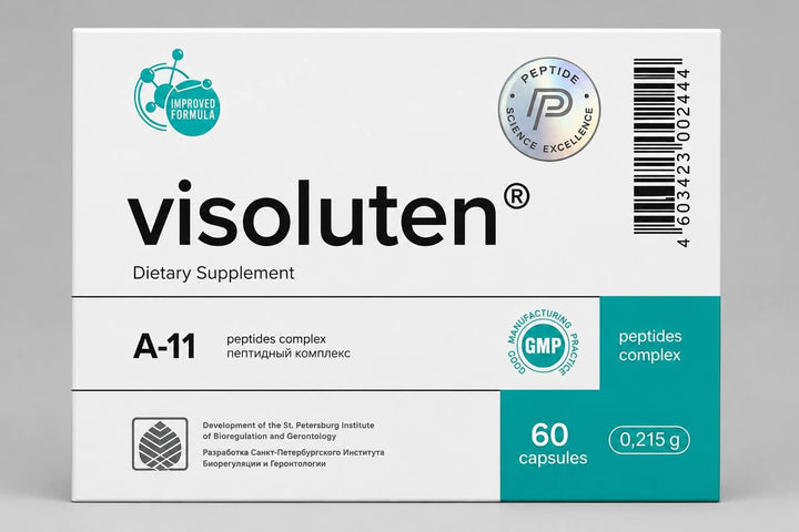 Visoluten® - A-11 Retina Peptide Bioregulator - 20 Capsules