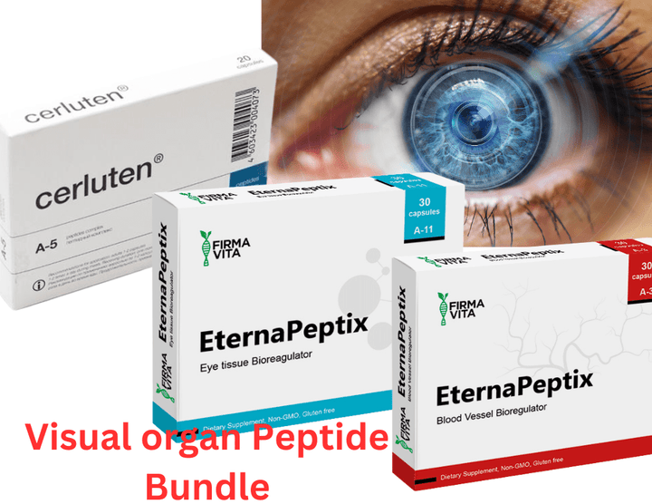 Visual organ Peptide Bundle - A-11 Visoluten A-5 Cerluten A-3 Ventfort