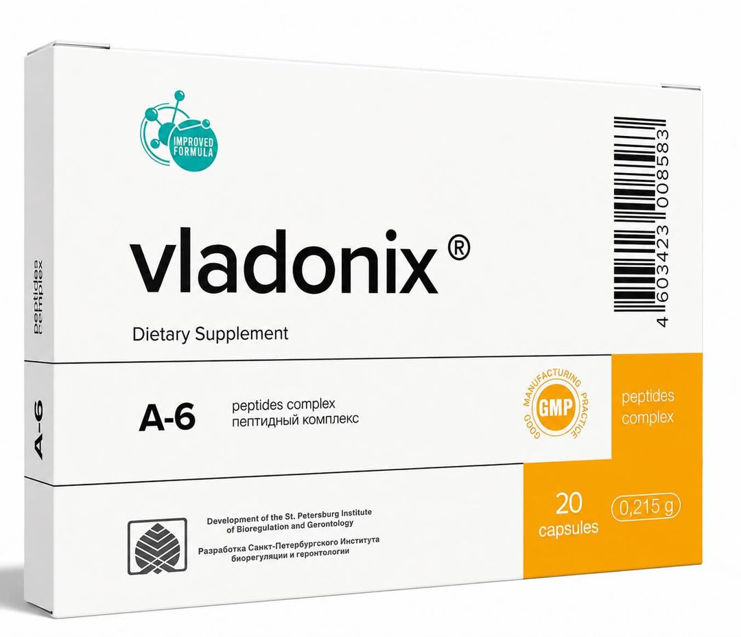 Vladonix® - A-6 Thymus Peptide Bioregulator - 20 Capsules