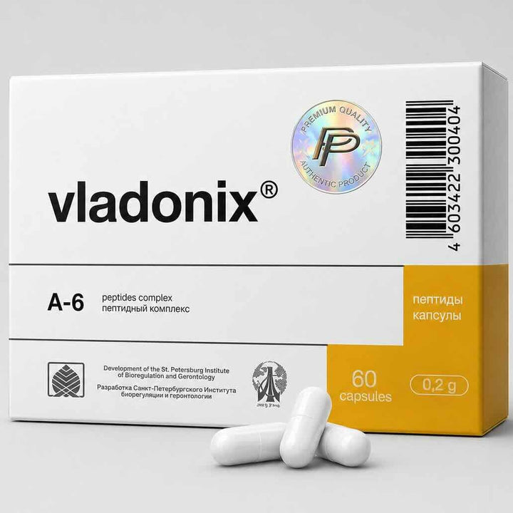Vladonix® - A-6 Thymus Peptide Bioregulator - 20 Capsules