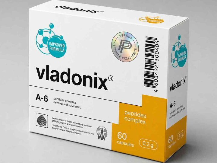 Vladonix - A-6 Thymus Peptide Bioregulator - 60 Capsules