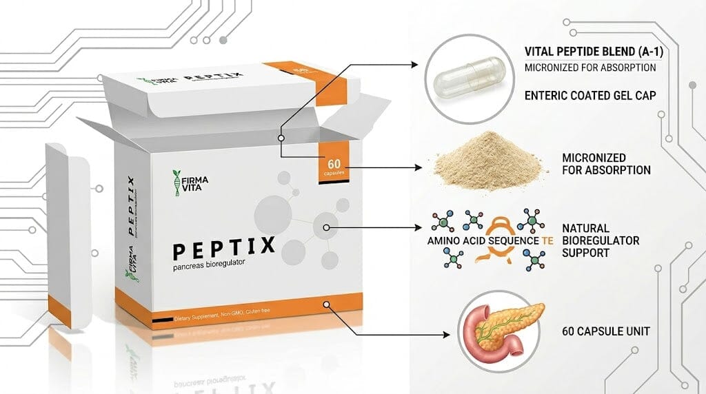 EternaPeptix A-1 Pancreas Peptide Bioregulator with Suprefort