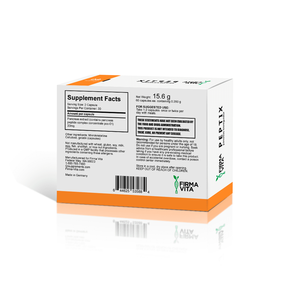 EternaPeptix A-1 Pancreas Peptide Bioregulator with Suprefort