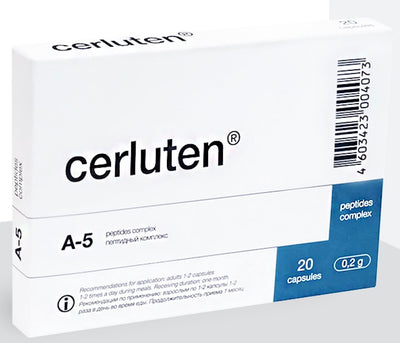 Cerluten® A-5 Nervous System Peptide Bioregulator - 20 Capsules