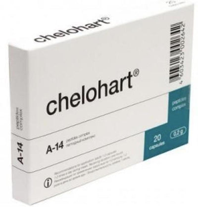 Chelohart - A-14 Heart Peptide Bioregulator - 20 Capsules