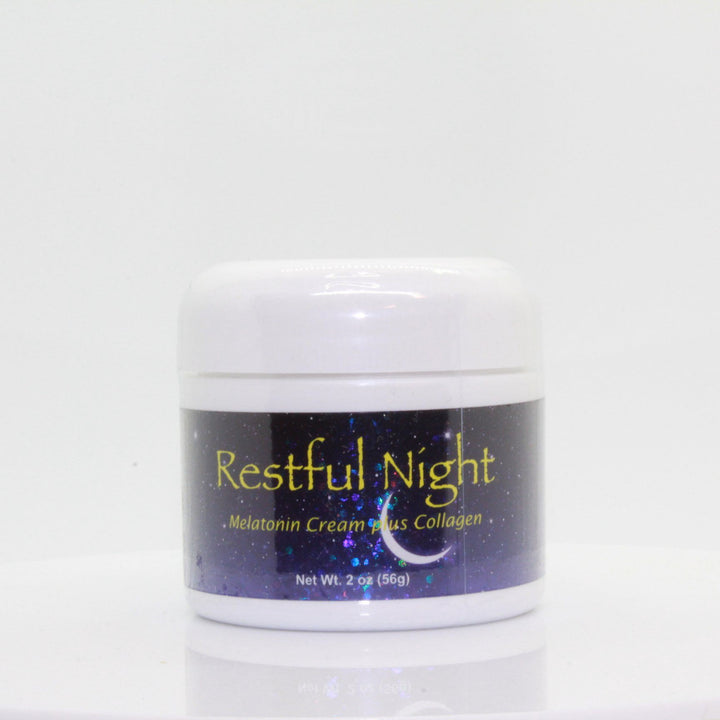 Restful Night with Melatonin Cream plus Collagen 2oz