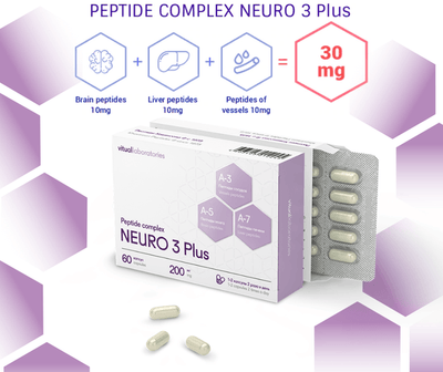 Neuro 3 Plus - Nervous System & Brain Peptide Complex
