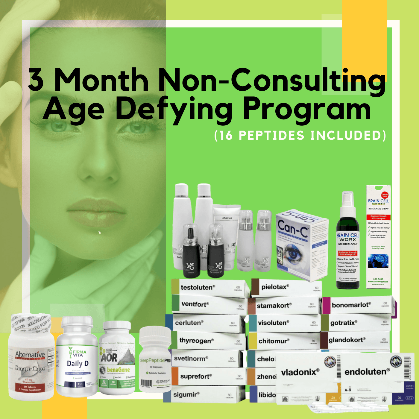 Highway to Health - 3 Month Non-Consulting Age Defying Program (16 Peptides Included)