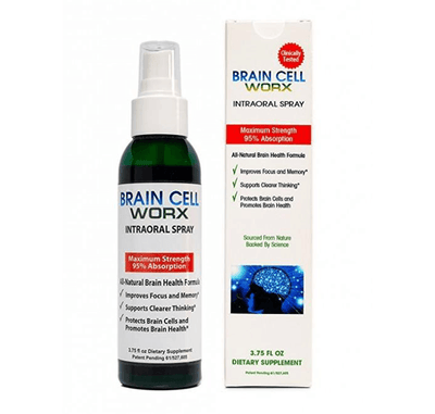 Brain Cell Worx Intraoral Spray Supplement - 3.75 FL Oz