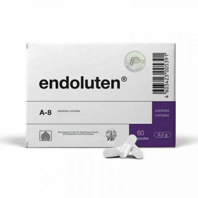 Endoluten - A-8 Pineal Peptide Bioregulator - 60 Capsules