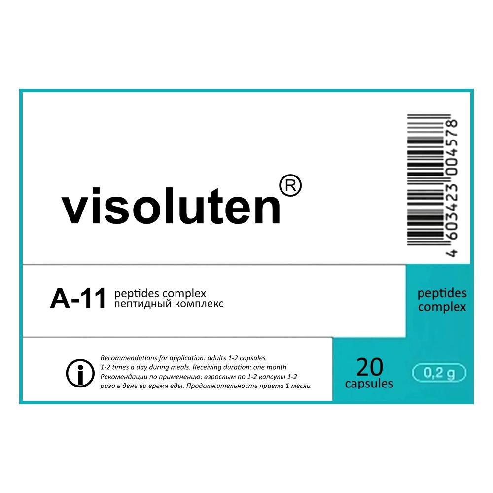 Visoluten - A-11 Retina Peptide Bioregulator 60 Capsules