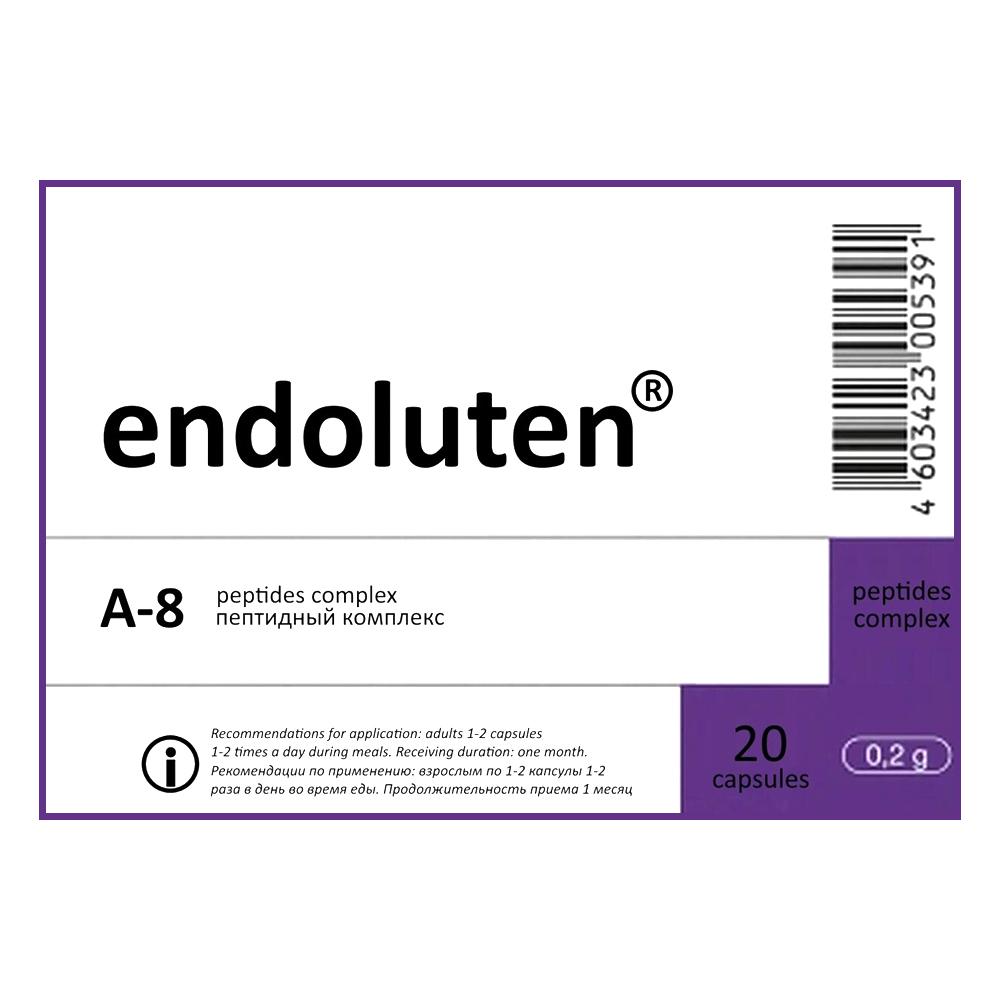 Endoluten - A-8 Pineal Peptide Bioregulator - 60 Capsules