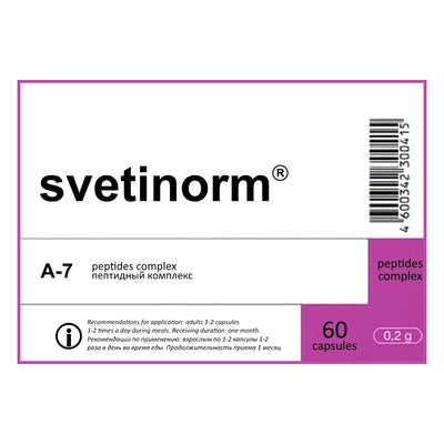 Svetinorm® A-7 Liver Peptide Bioregulator - 60 Capsules