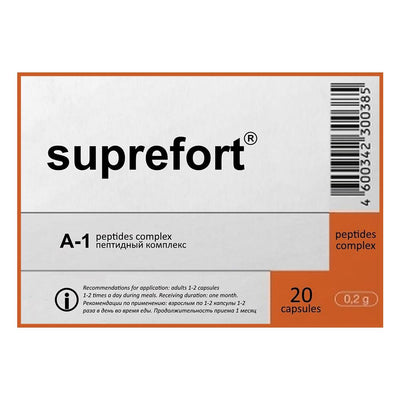 Suprefort A-1 - Pancreas Peptide Bioregulator - 20 Capsules
