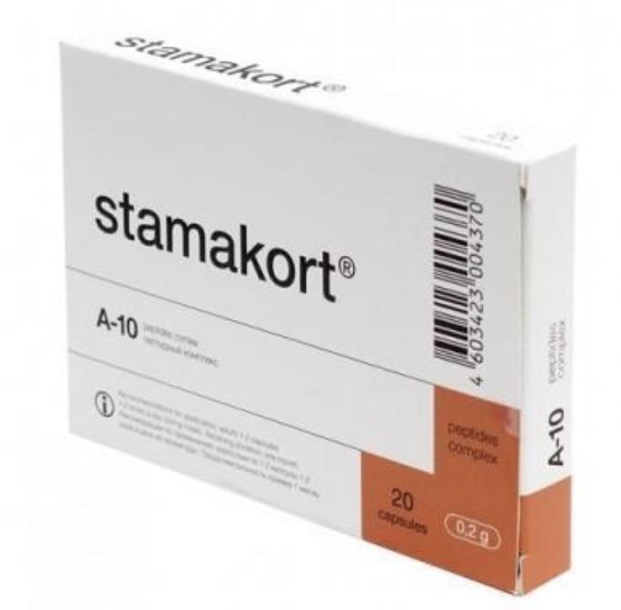 Stamakort - Stomach Peptide Bioregulator  (A-10) 20 Capsules