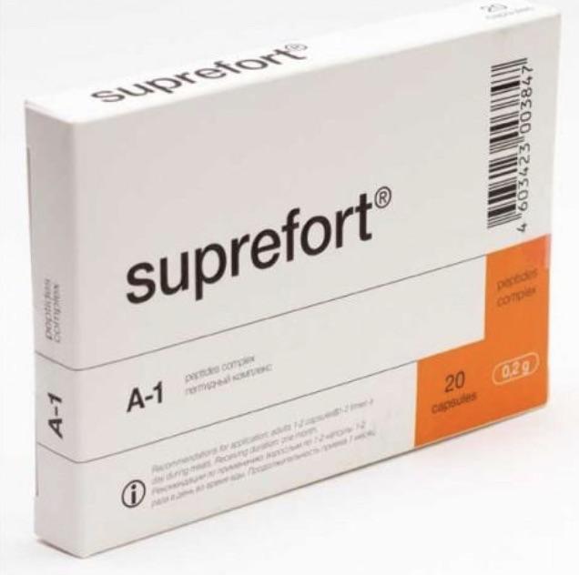 Suprefort - Pancreas Peptide Bioregulator (A-1) 60 Capsules