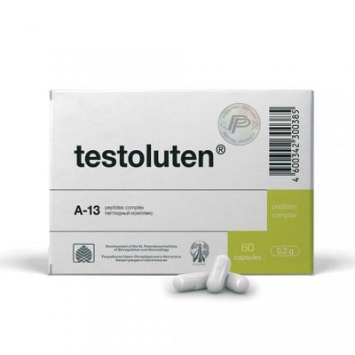 Testoluten® - A-13 Testes Peptide Bioregulator - 20 Capsules