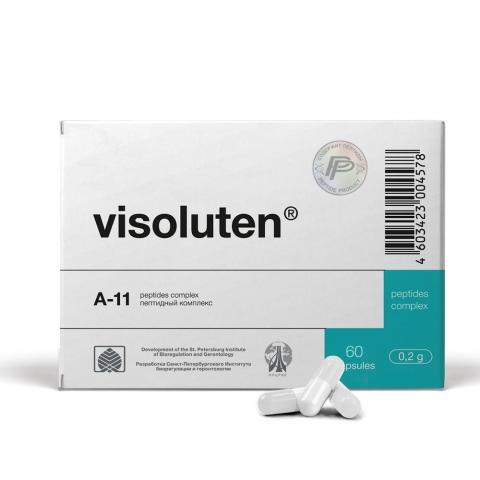 Visoluten® - A-11 Retina Peptide Bioregulator - 20 Capsules